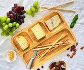 Wilmax Servierplatte mit Unterteilungen, 33 x 23 cm, WL-771222/A